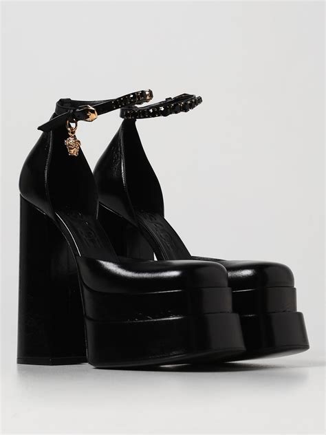 scarpe versace con plateau|Décolleté con plateau metallizzate Medusa '95 .